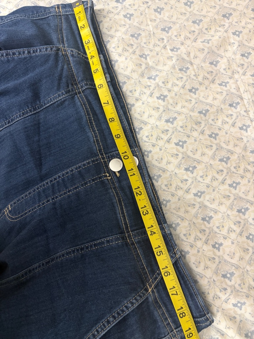 Chico’s Pull-On High-Rise Wide-Leg Jeans in Alora Indigo Dark Blue $119.50 - Picture 15 of 15